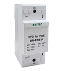 BR-POE-P Protector de sobretensiones de datos de 48 V cat 6 POE Protector de sobretensiones de energía por Ethernet dispositivo de protección de sobretensiones spd spd rj45 poe
